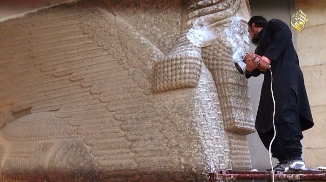 ISIS惡行后果:需3d打印模型修復(fù)功能用來(lái)修復(fù)被ISIS破壞的文物