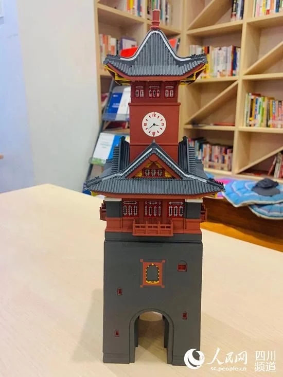 西壩鐘樓模型